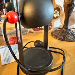 Adjustable size candle wax melting lamp - never used!